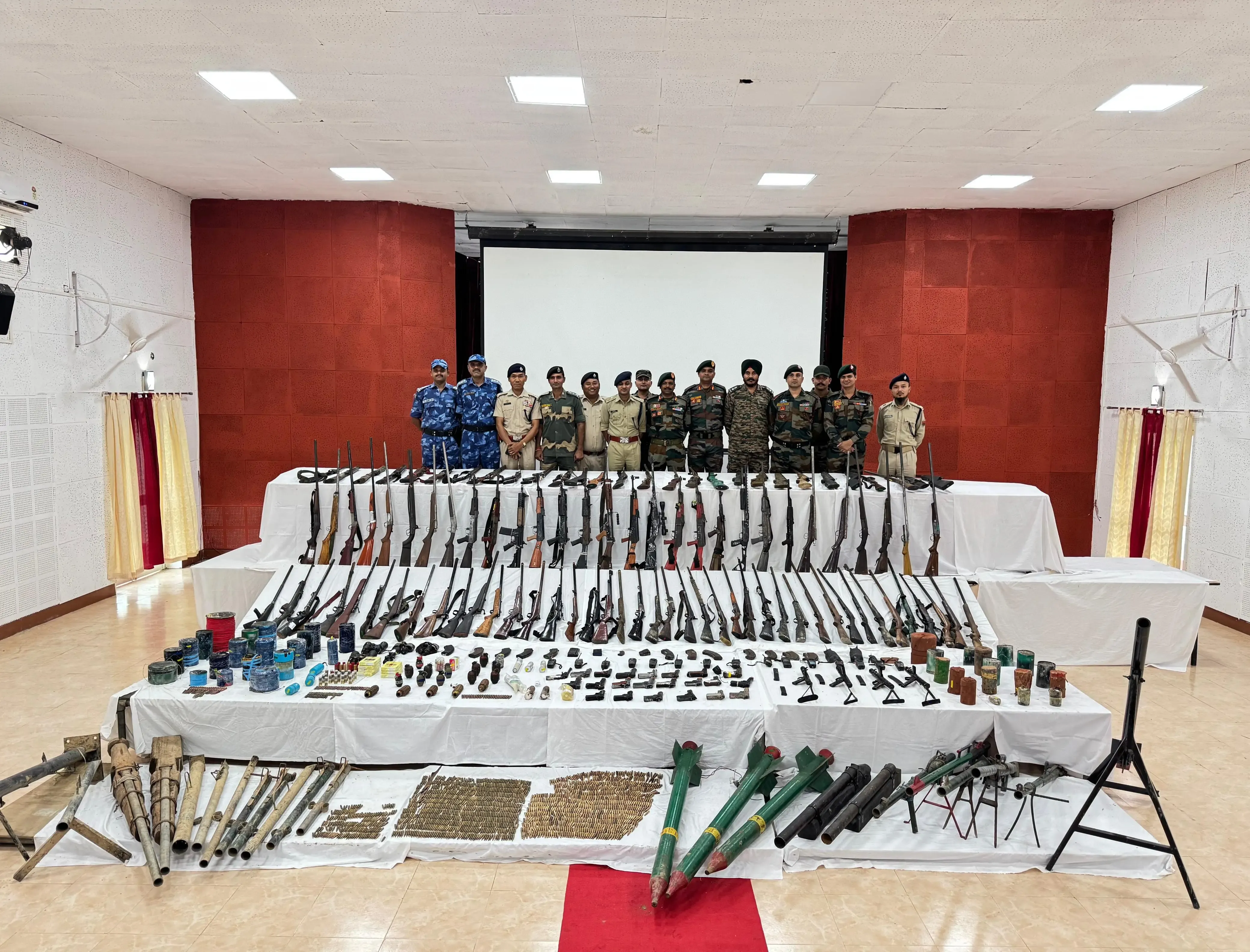 How Did Security Forces Seize 155 Arms and 1652 Ammunition in Five Manipur Districts?