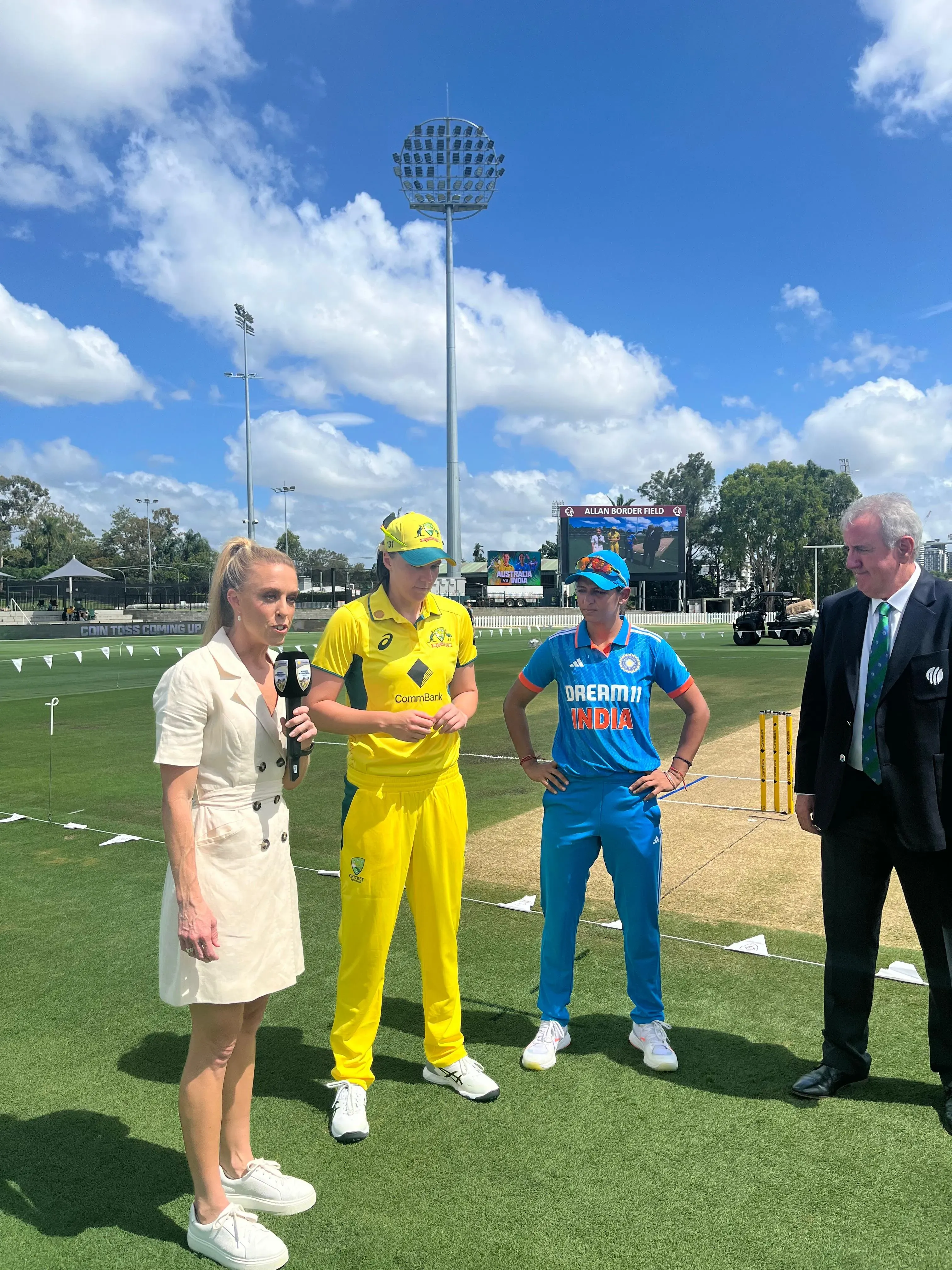 1st WODI: Indian Women's Team Chooses to Bat First Against Australian Women