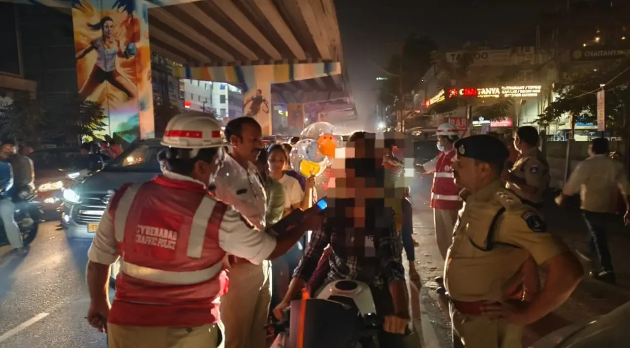2,642 Drivers Detected for DUI in Hyderabad During New Year's Festivities