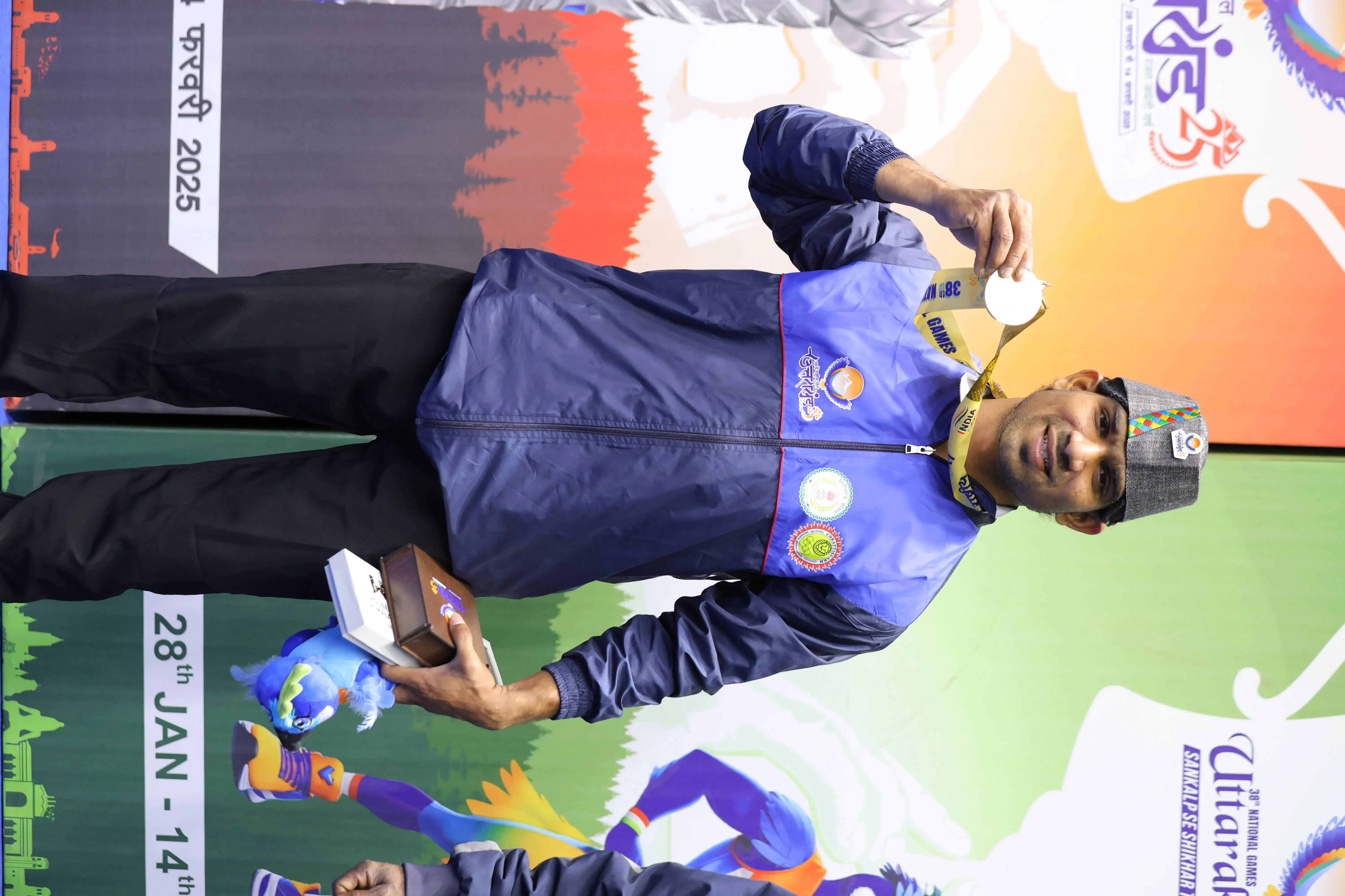 Vijay Kumar Matches National Record in 55kg Weightlifting at 38th National Games