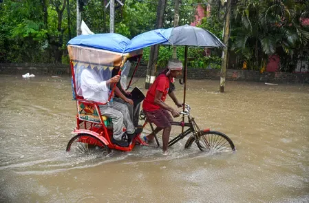 What Impact Did Continuous Rains Have on Life in the Northeastern States?