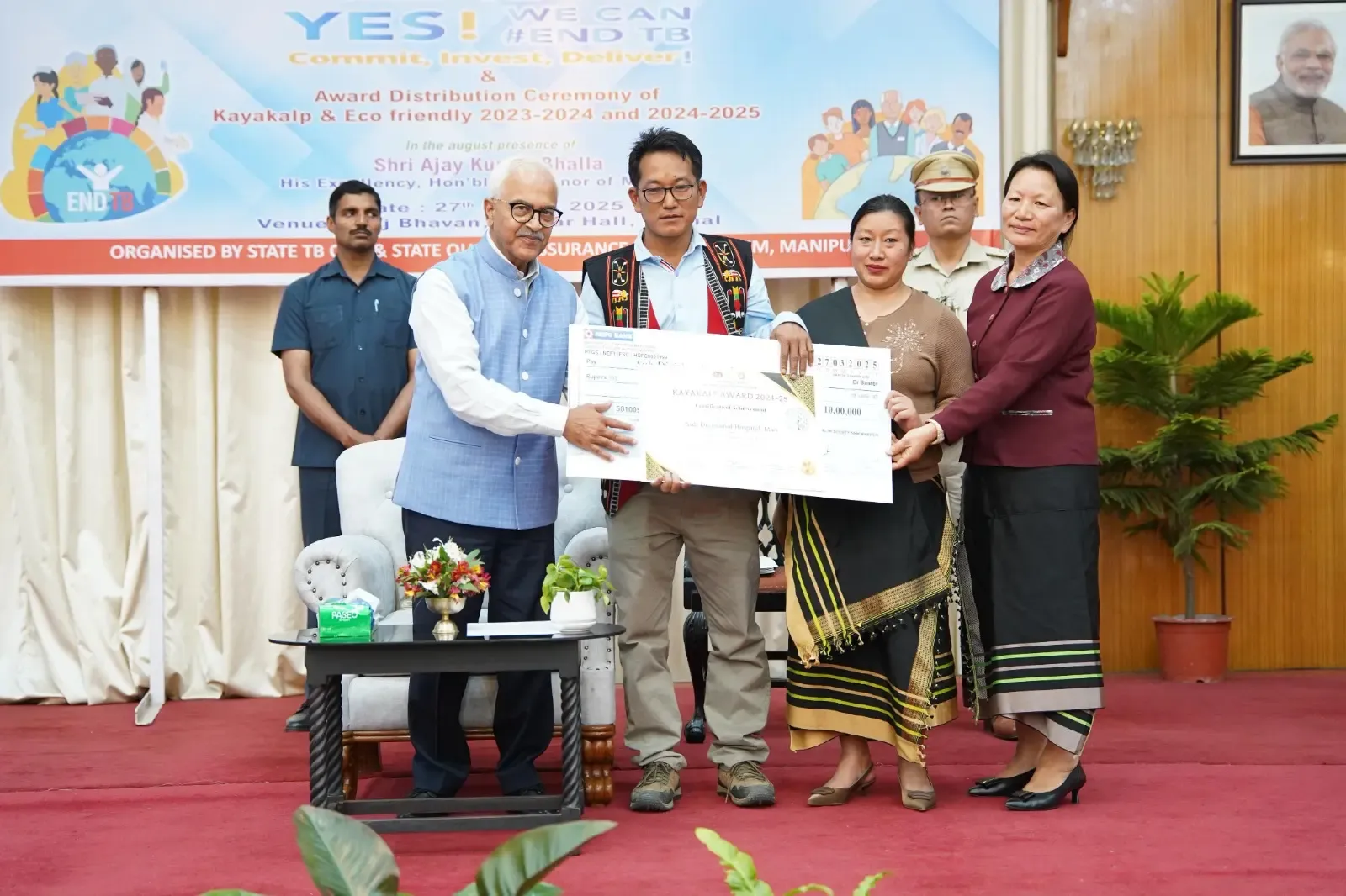 Over 400 New TB Cases Detected in Six Districts of Manipur Since December 7: Governor