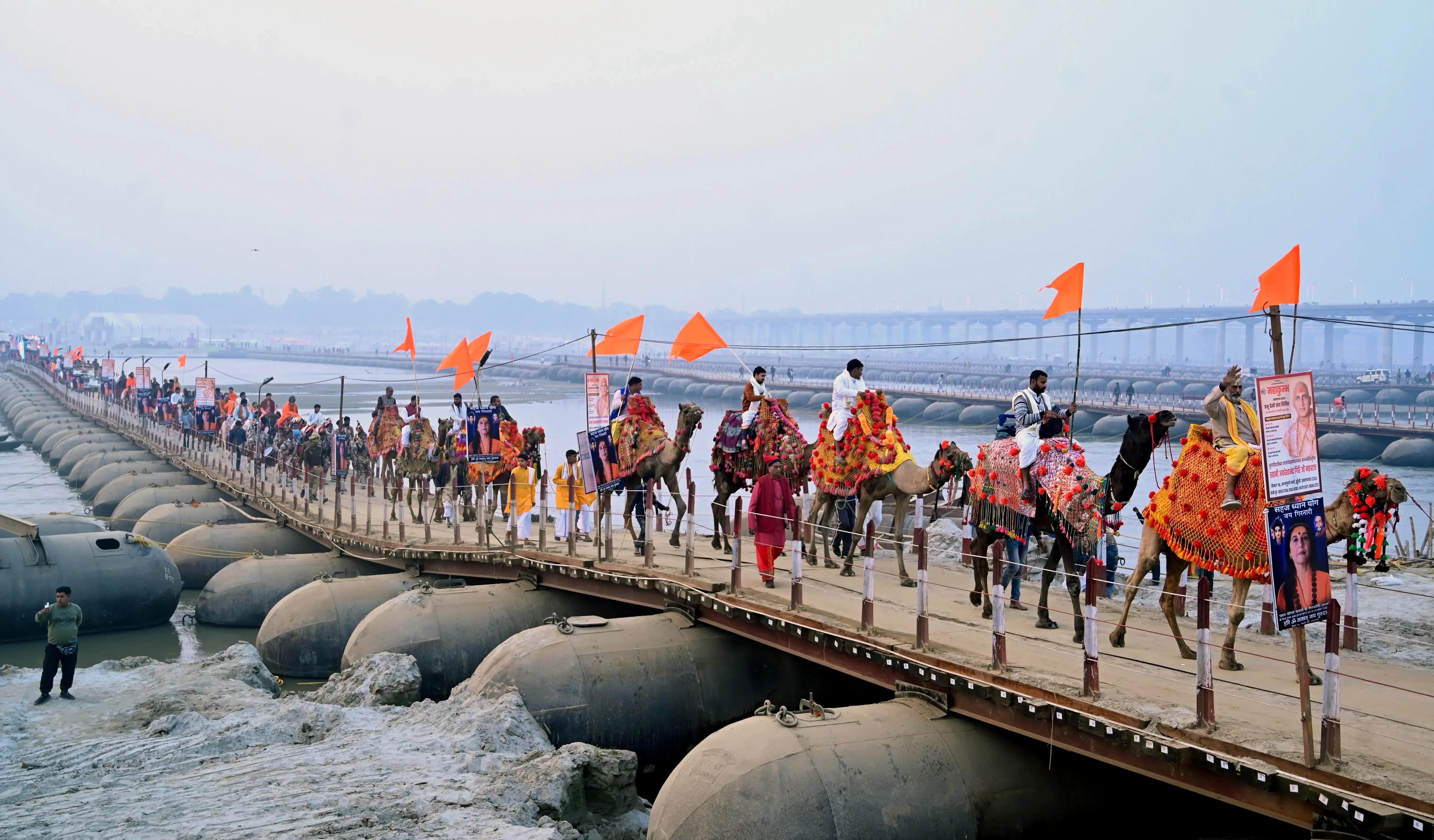 50 Million Devotees Immerse Themselves in Sangam Ahead of Paush Purnima