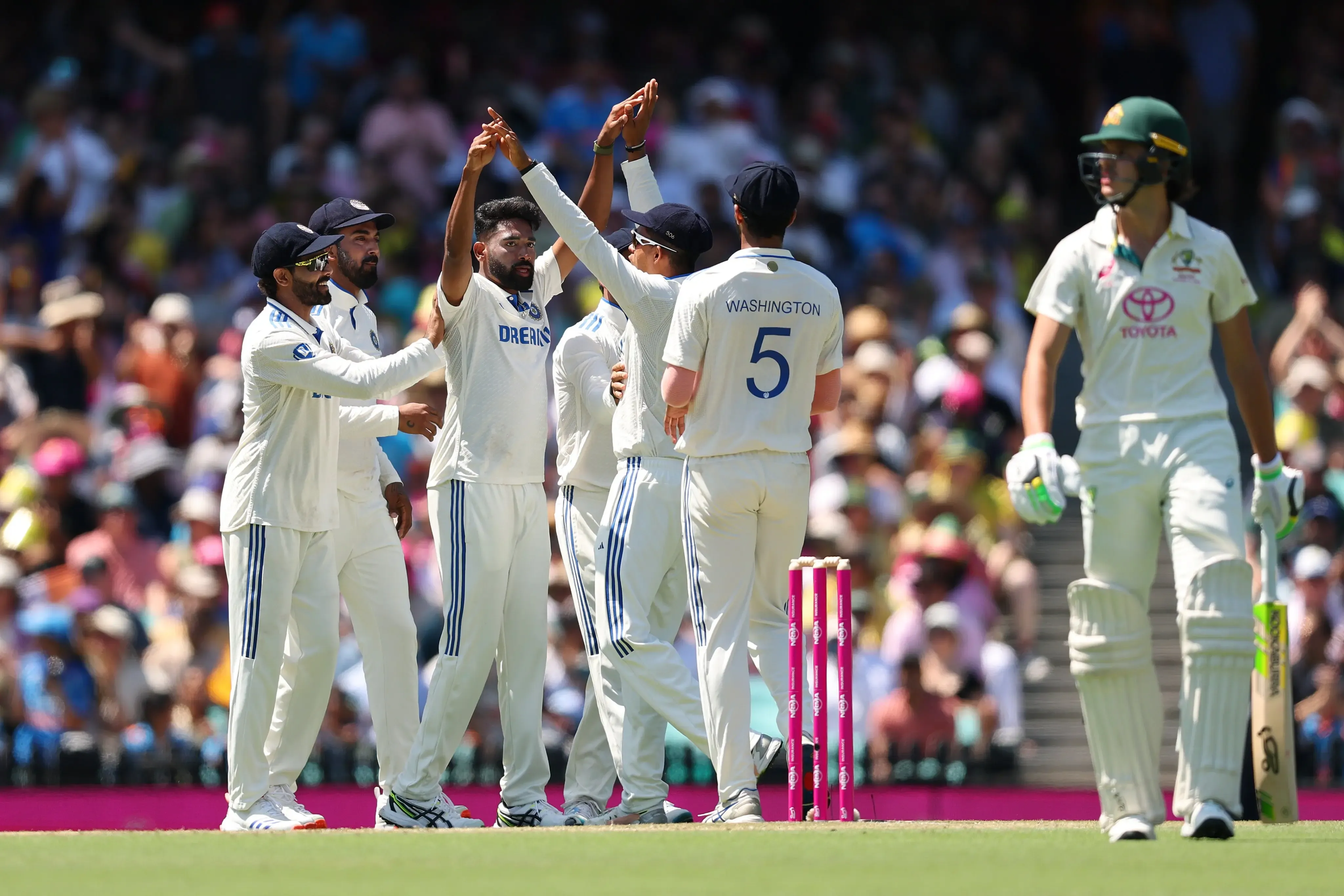 5th Test: Indian Pacers Shine as They Secure a Narrow Four-Run Lead Against Australia