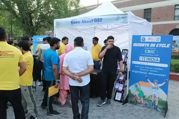 What Celebrations Mark Eight Years of GST? CBIC's 'Sundays on Cycle' Event