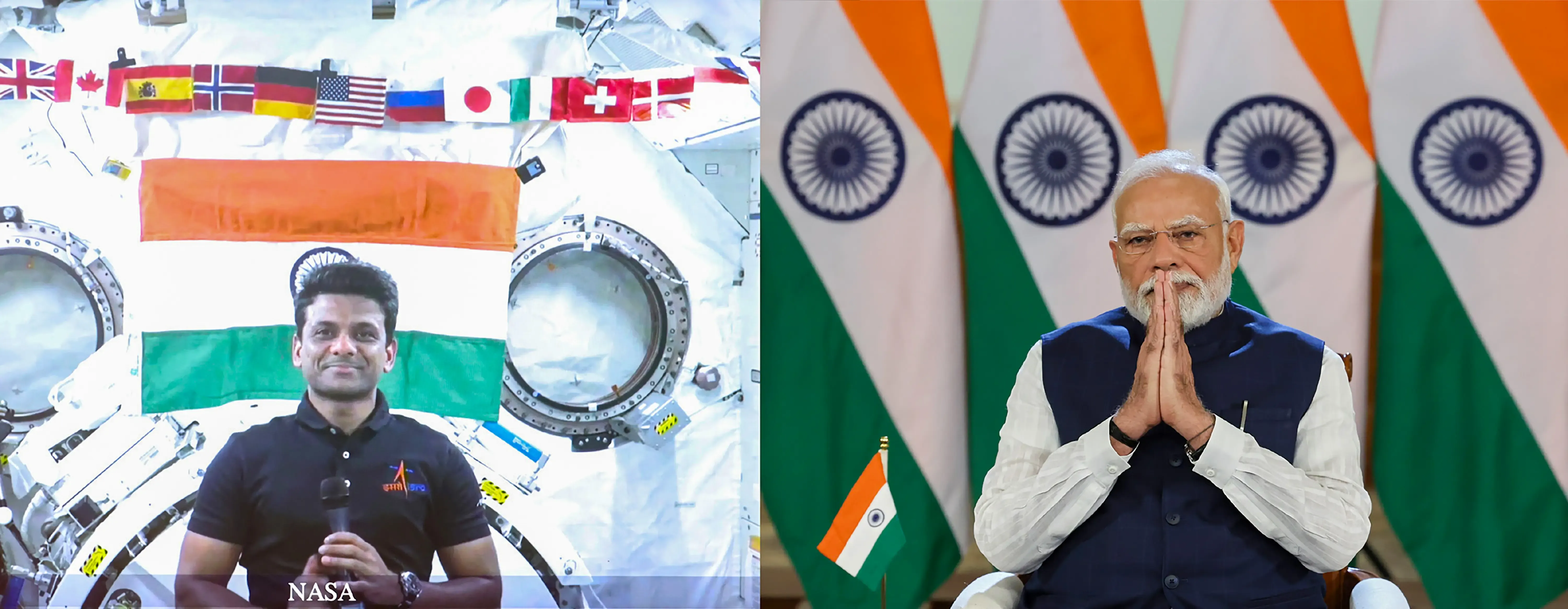 क्या पीएम मोदी ने अंतरिक्ष में भारत की उड़ान को सलाम किया और 'समाज के स्तंभों' का सम्मान किया?