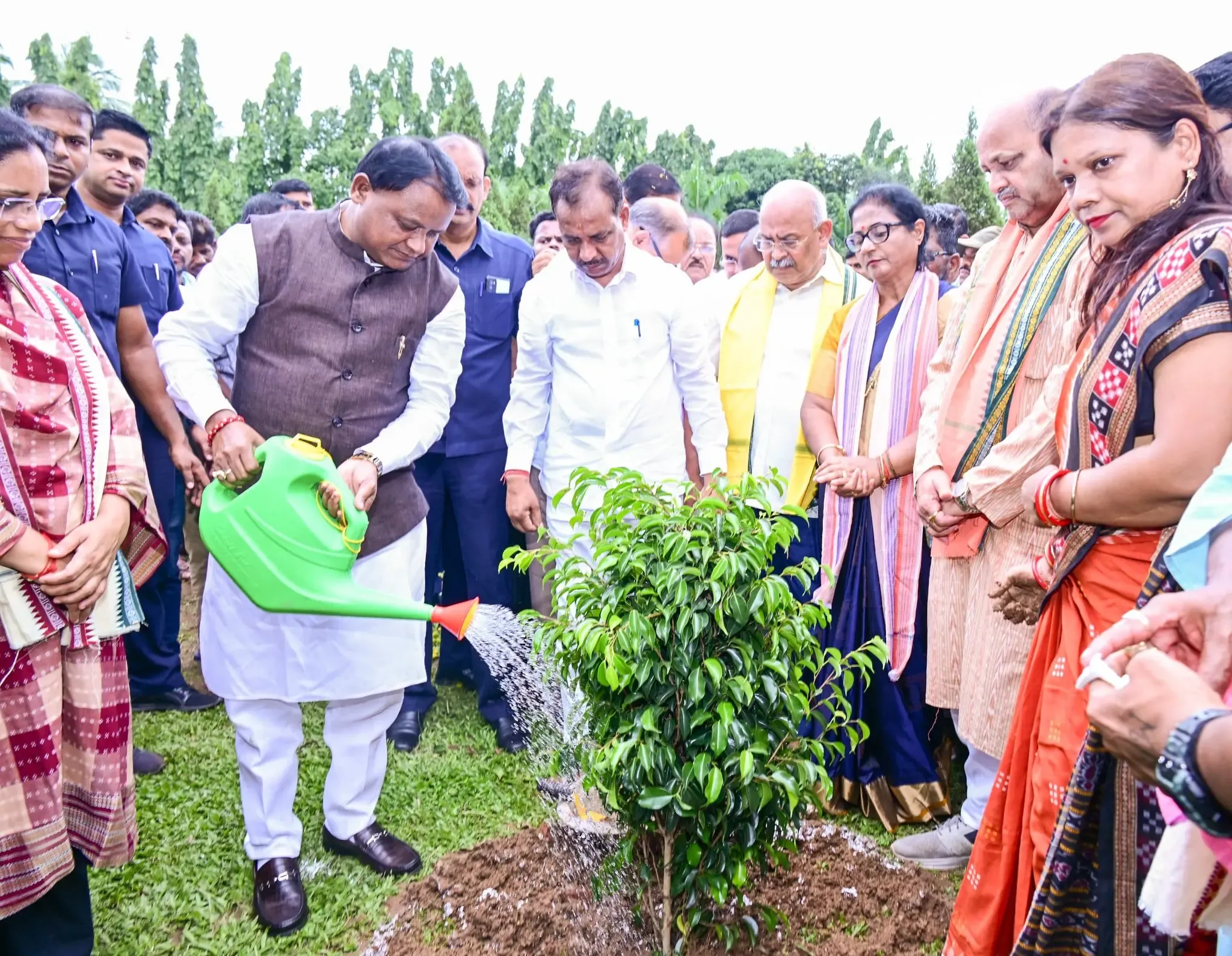 क्या ओडिशा के सीएम माझी ने 'एक पेड़ मां के नाम' अभियान के साथ वन महोत्सव का शुभारंभ किया?