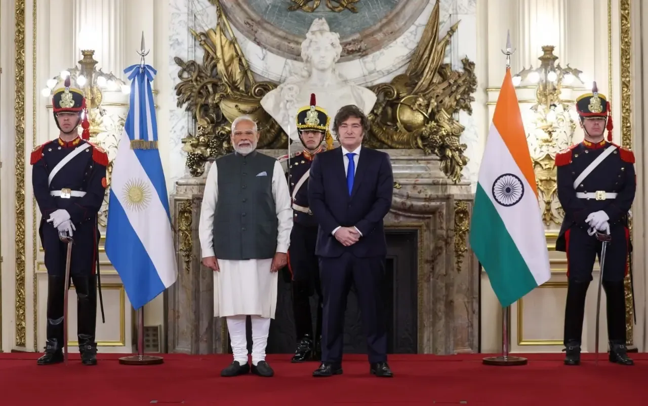 क्या प्रधानमंत्री मोदी अर्जेंटीना पहुंचे, राष्ट्रपति जेवियर माइली से मुलाकात की?