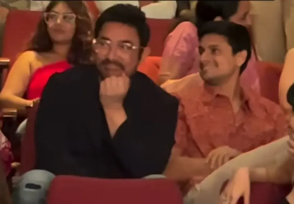 Aamir Khan Enjoys Movie Night with Son-in-Law Nupur Shikhare
