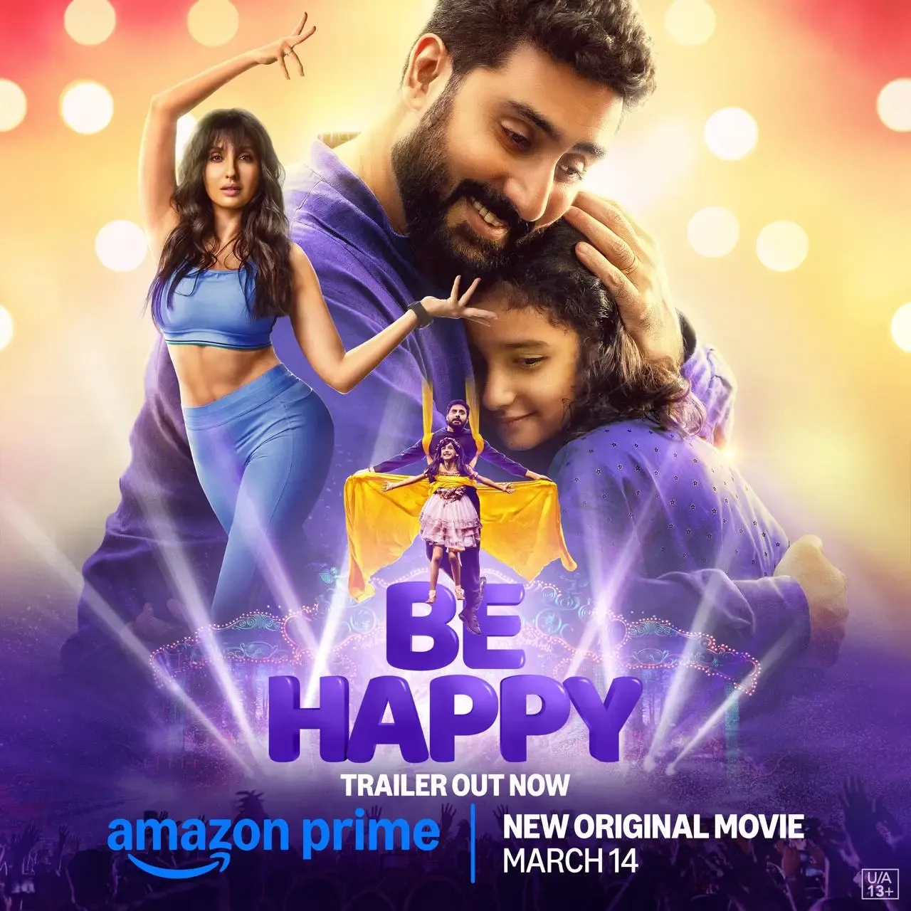 Abhishek Bachchan Defies Time and Destiny for His Daughter's Aspirations in 'Be Happy' Trailer