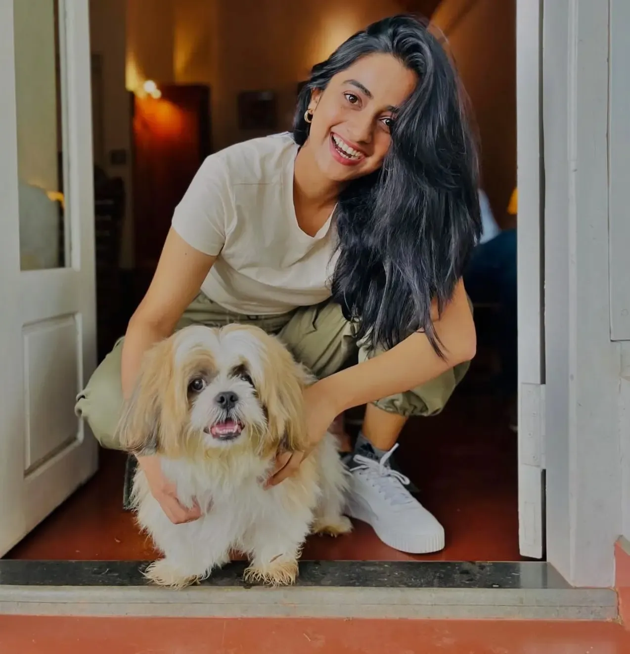 Actress Namita Pramod Celebrates Her Dog's Recovery from Leptospirosis: A True Fighter