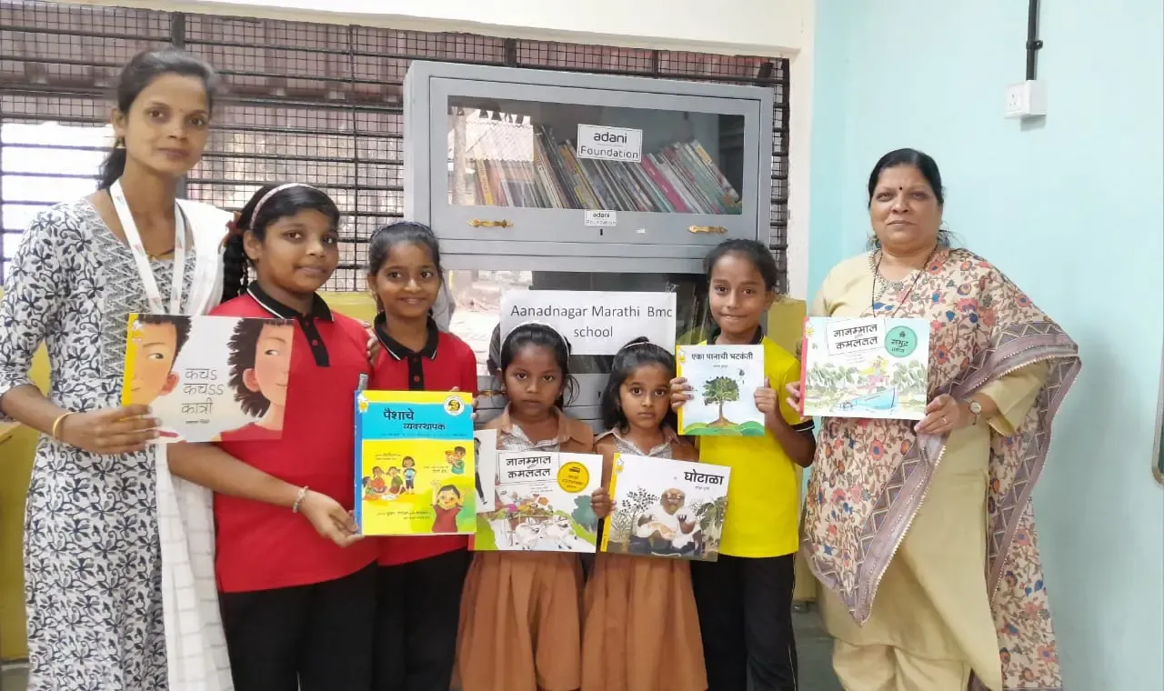 Adani Electricity and Adani Foundation Distribute 12,000 Books to 74 BMC Schools