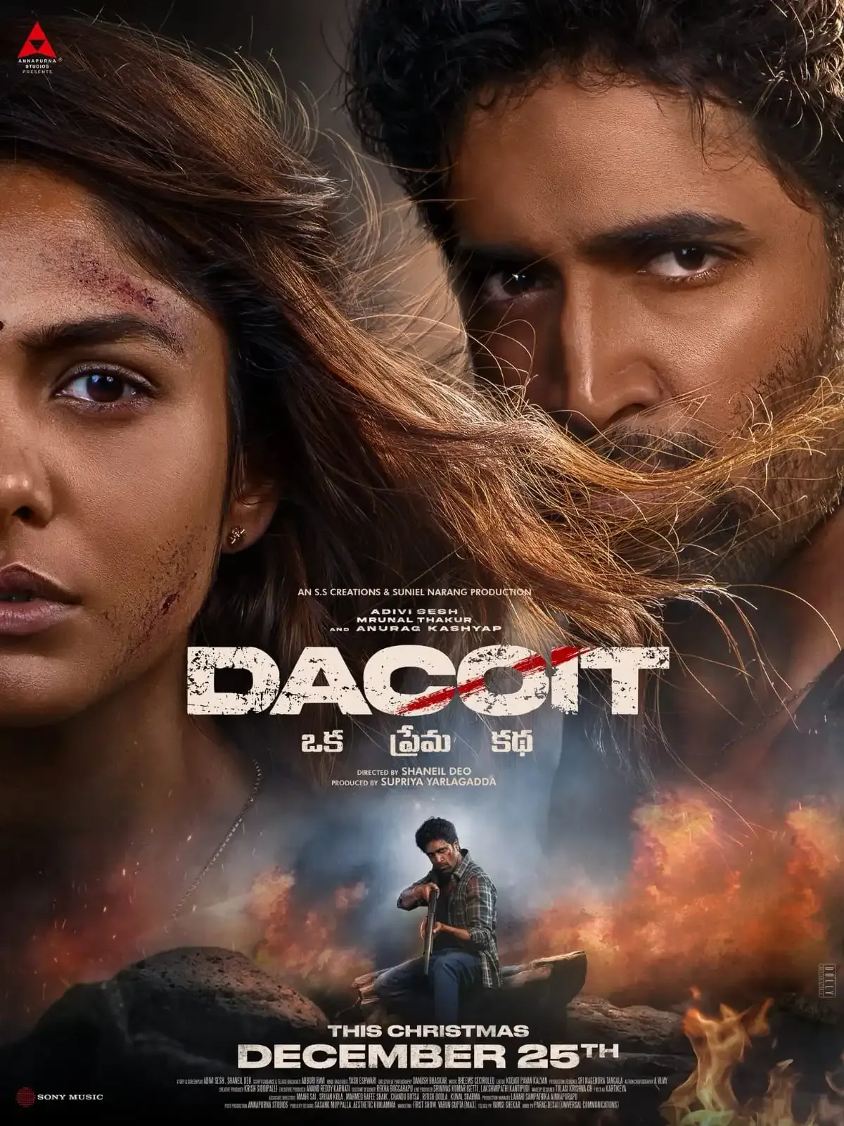 Will Adivi Sesh and Mrunal Thakur's Bilingual Action Drama 'Dacoit' Captivate Audiences This Christmas?