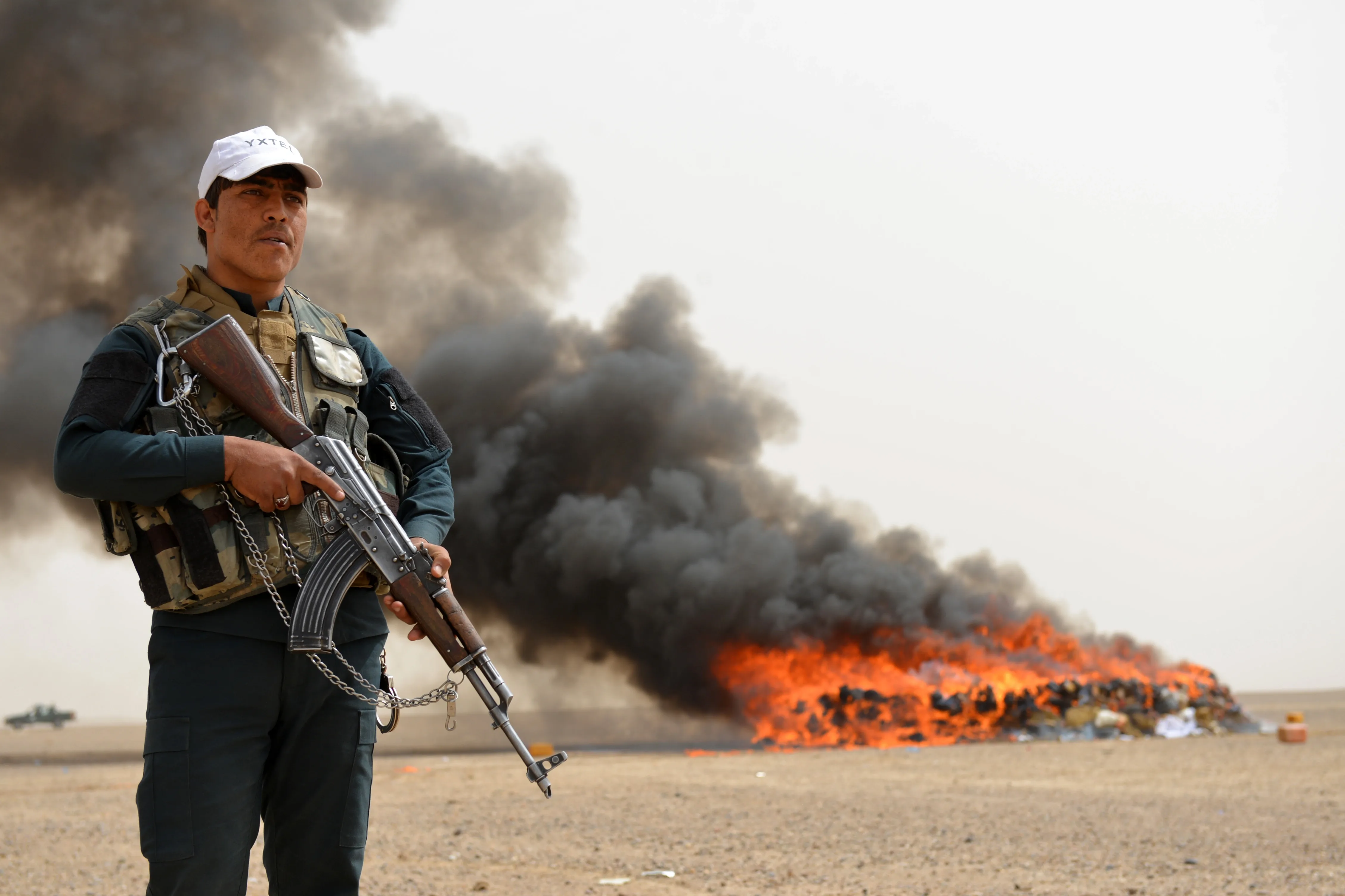 How Did Afghan Forces Stop Drug Smuggling in the South?
