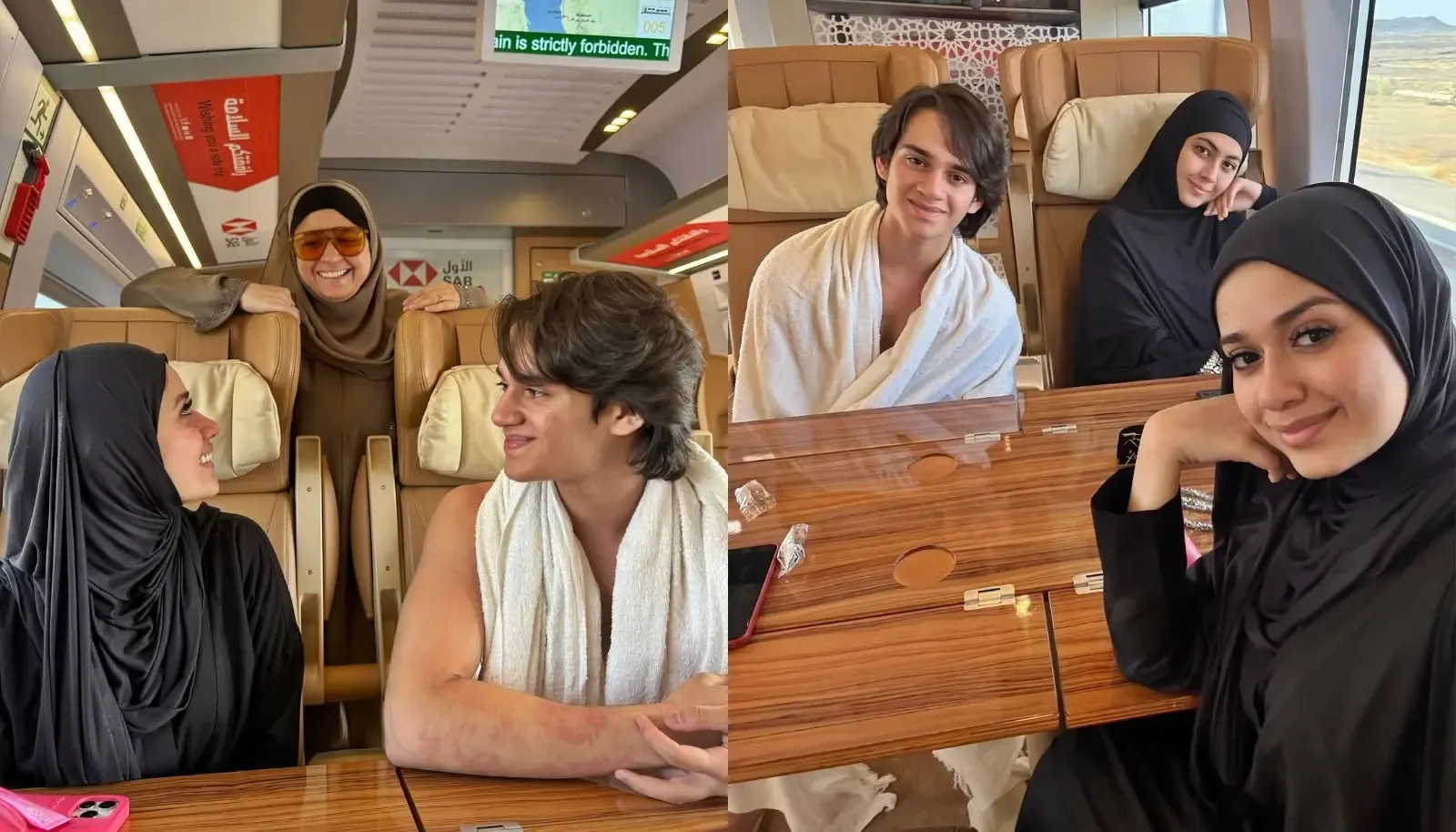 Jannat Zubair and Family Journey to Mecca After Medina Visit