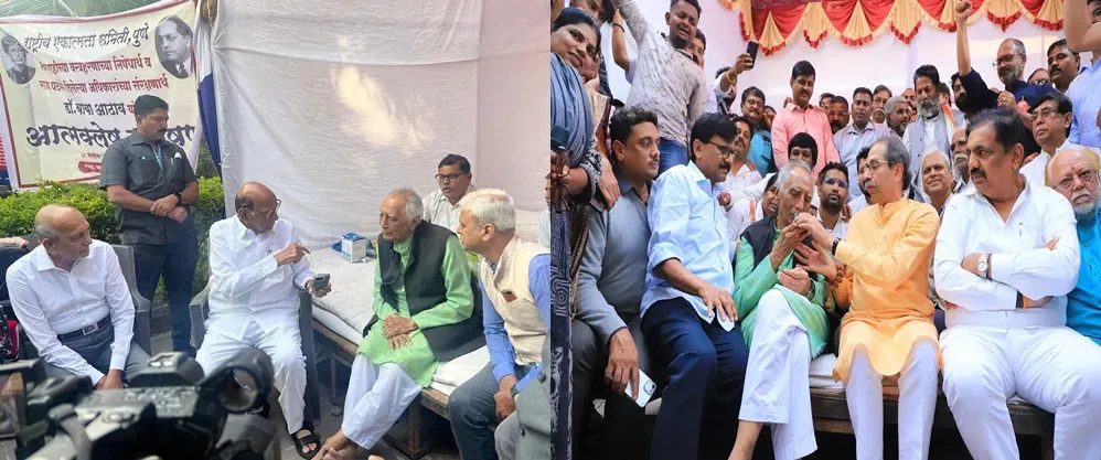 Baba Adhav Ends Anti-EVM Hunger Strike After Political Leaders' Visit
