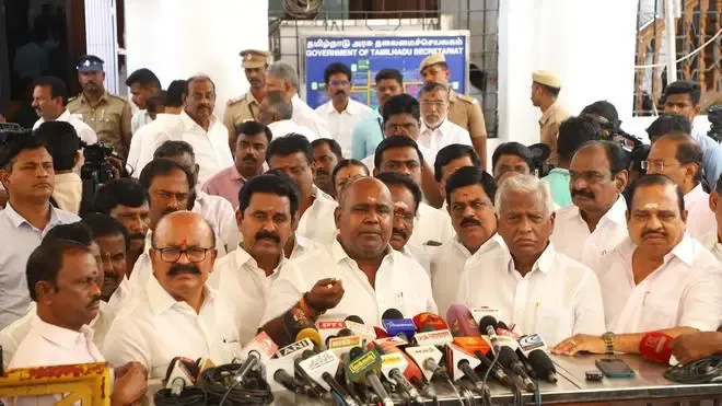 AIADMK Legislators Exit Tamil Nadu Assembly Over Speaker's Alleged Partiality, Demand Action Against Ministers