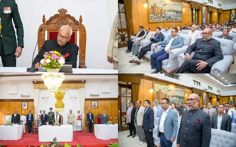 Ajay Kumar Bhalla Sworn in as Governor of Manipur