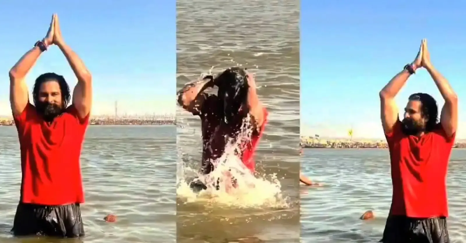Richard Rishi, Ajith Kumar's Brother-in-Law, Prays at Mahakumbh