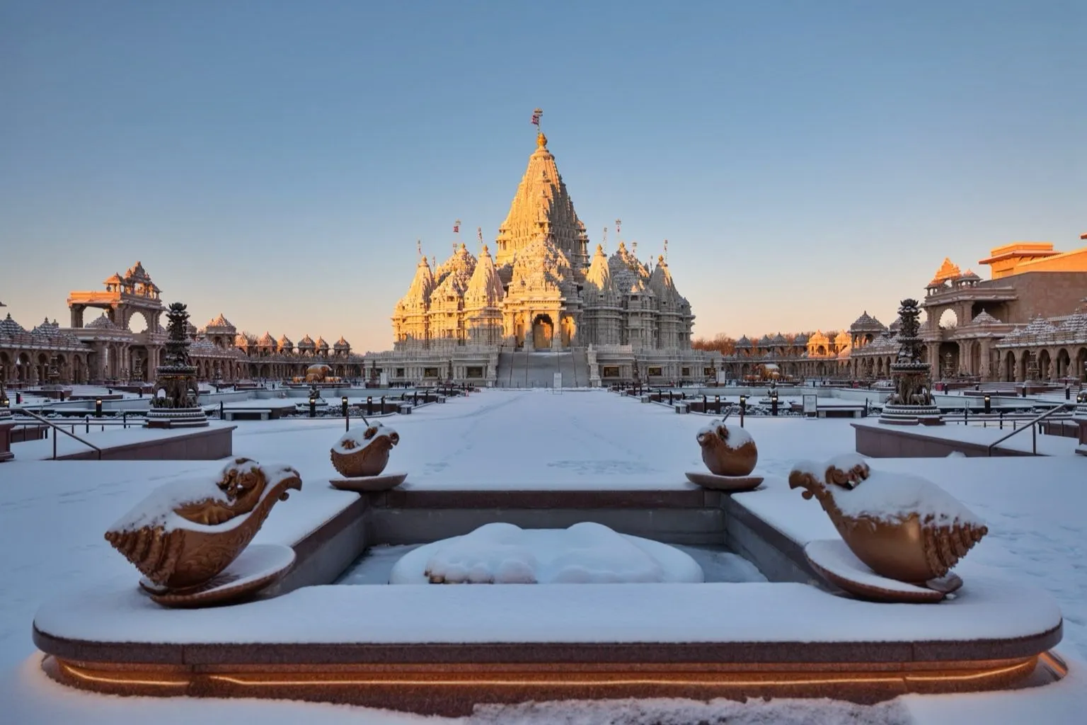 Akshardham New Jersey: A Heavenly Winter Retreat