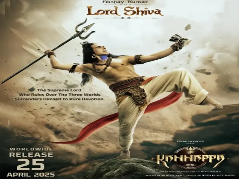 Akshay Kumar Unveils Mahadev Look in Telugu Film 'Kannappa'