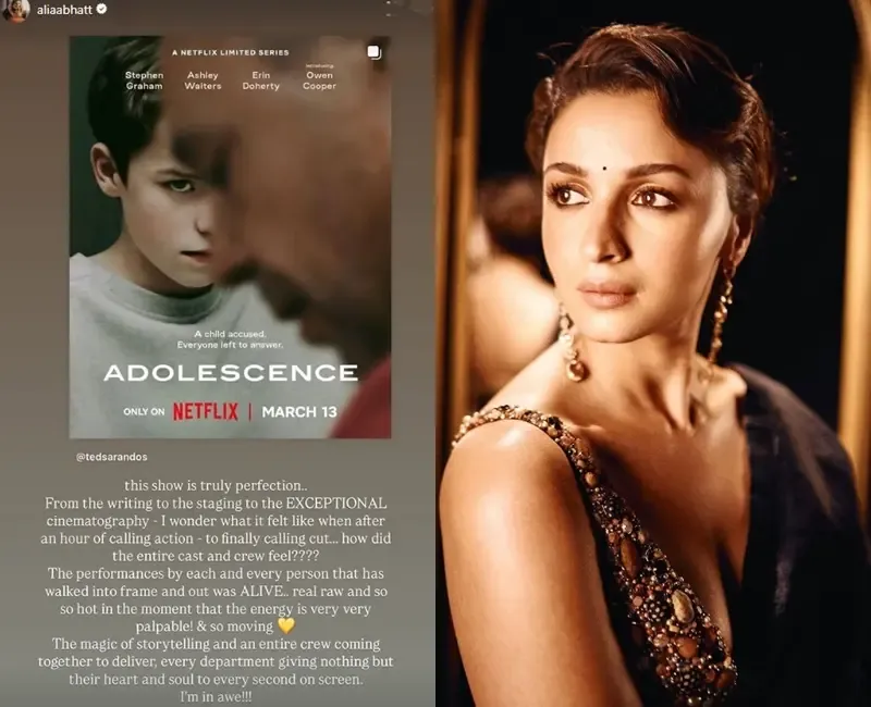 Alia Bhatt Praises Netflix's 'Adolescence' as a Masterpiece