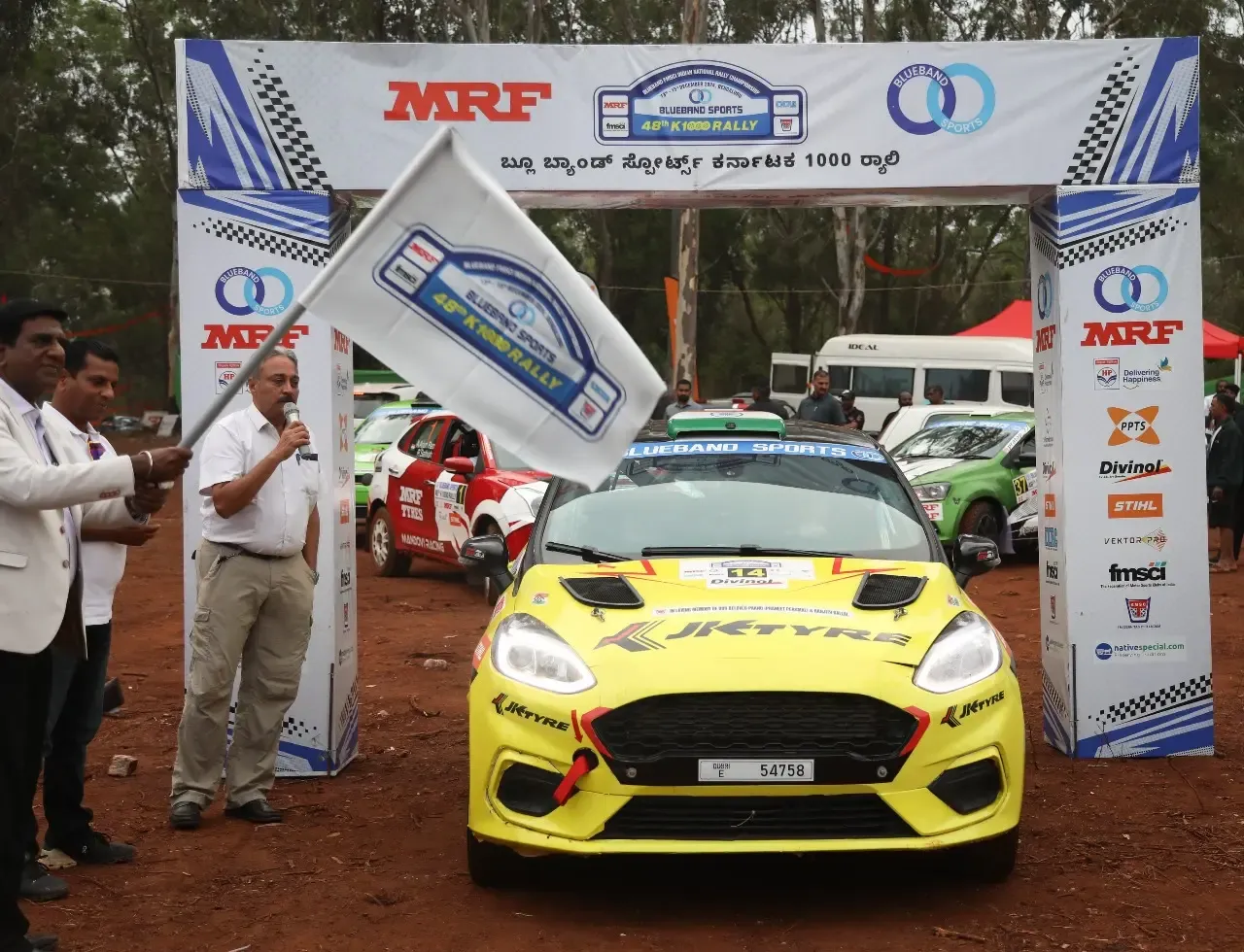 Gaurav Gill Aims for a Hat-Trick as K1000 Rally Kicks Off