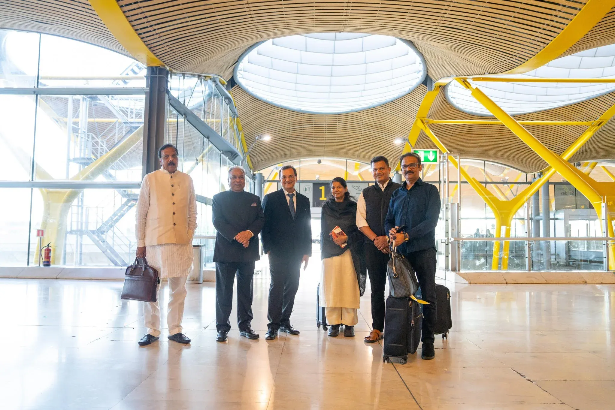 How Did the All-Party Delegation Reinforce India's Stance Against Terrorism During Their Spain Visit?