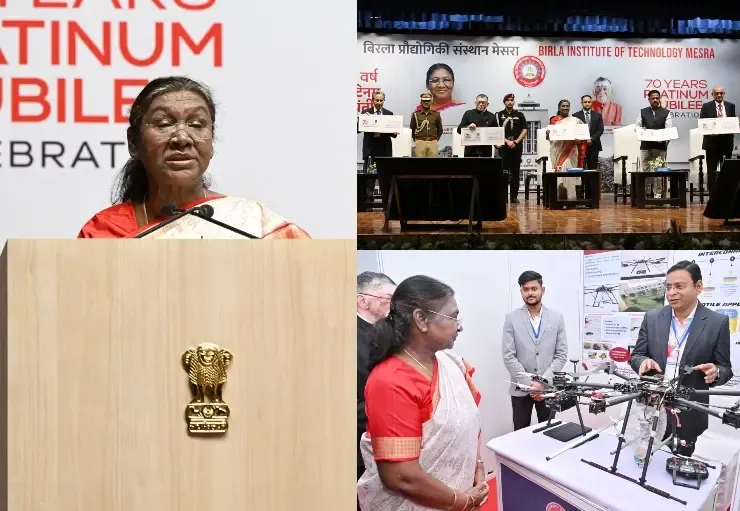 Technology's Benefits Must Reach All Societal Sections: President Murmu at BIT-Mesra