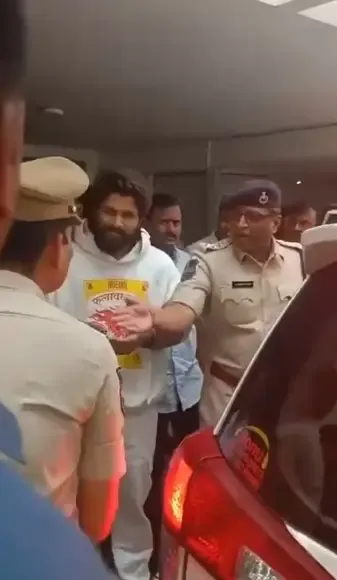 Tollywood Star Allu Arjun Taken Into Custody Over Theatre Stampede Incident in Hyderabad