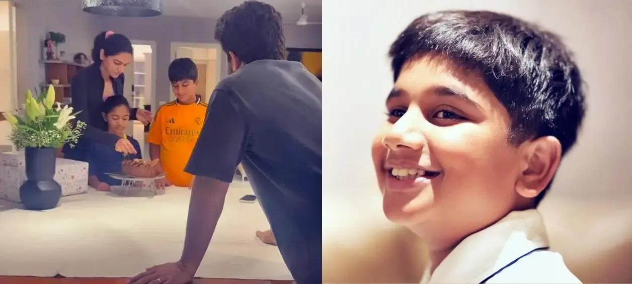 Allu Arjun Celebrates Birthday of His Beloved Son Allu Ayaan