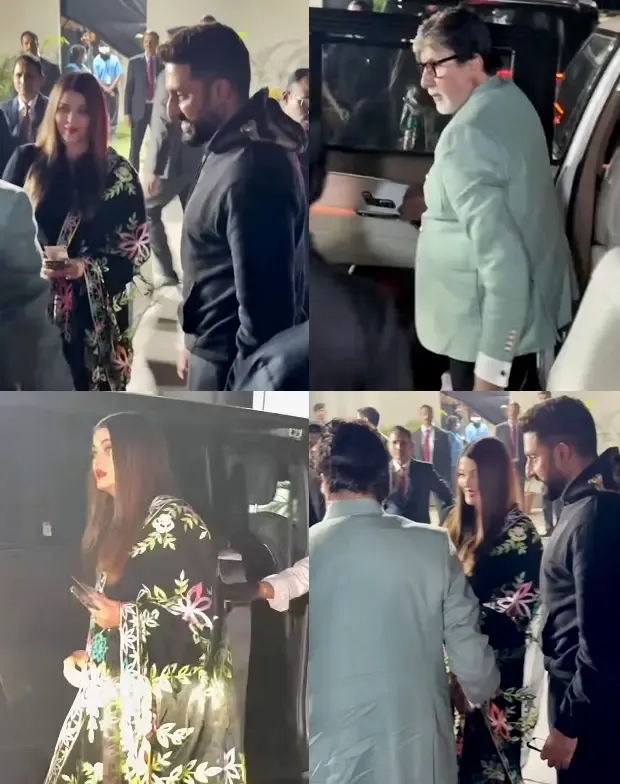 Aishwarya and Abhishek Appear Together Amid Divorce Speculations, Joined by Amitabh