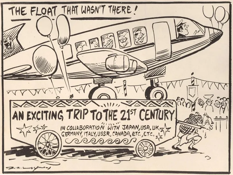 A Thrilling Journey into the 21st Century: PM Modi Critiques Rajiv Gandhi's Vision Using Iconic 'Hawa Hawai' Cartoon