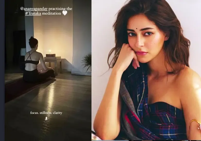 Ananya Panday Offers a Sneak Peek into Her ‘Trataka Meditation’ Practice