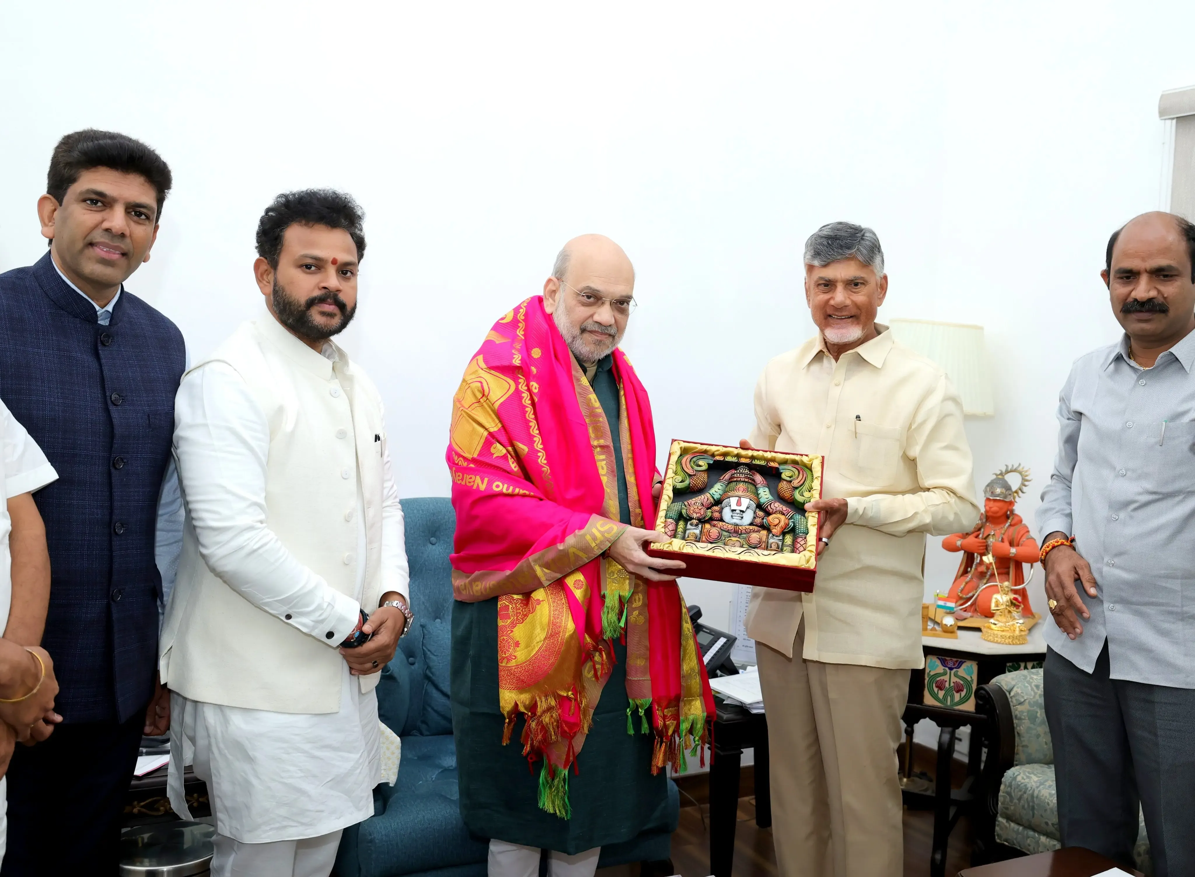 Andhra CM N. Chandrababu Naidu Engages with HM Amit Shah