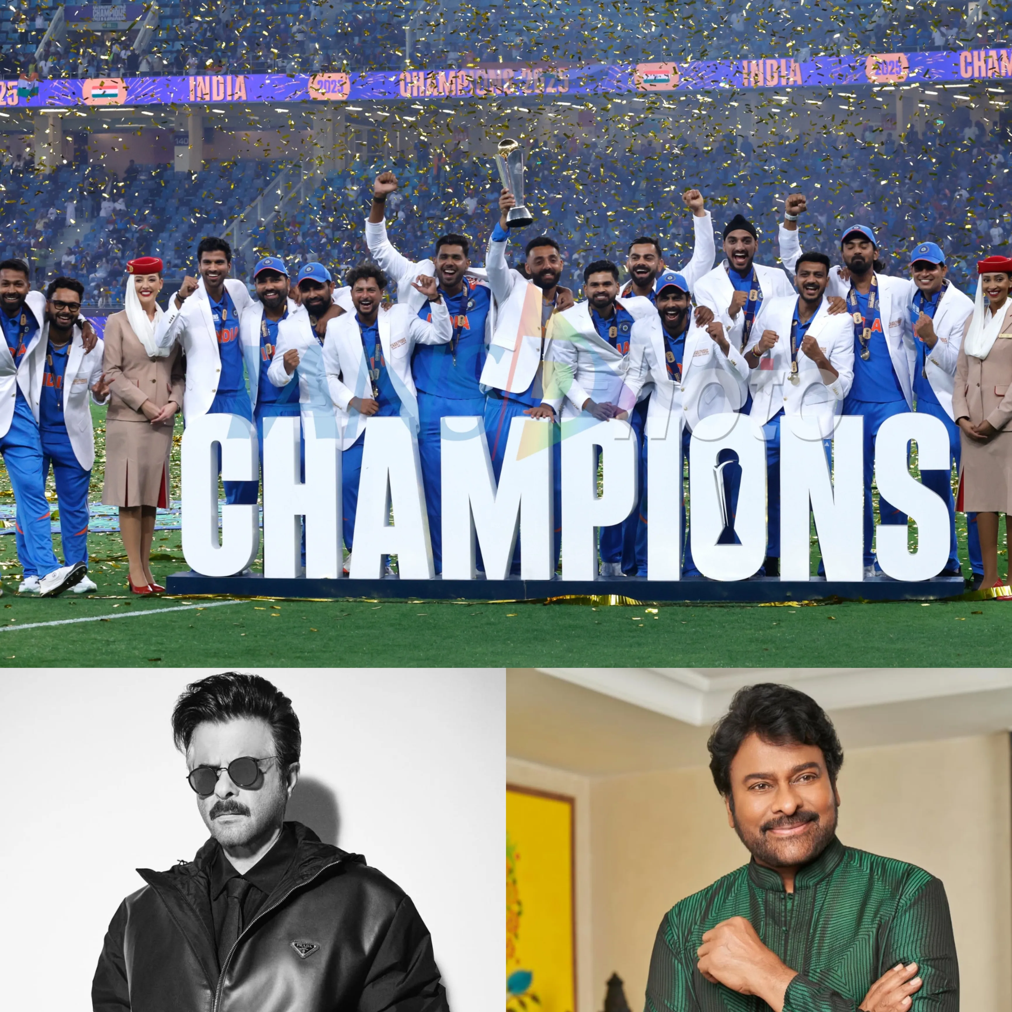 From Anil Kapoor to Chiranjeevi: Film Industry Erupts in Joy as India Clinches Champions Trophy!