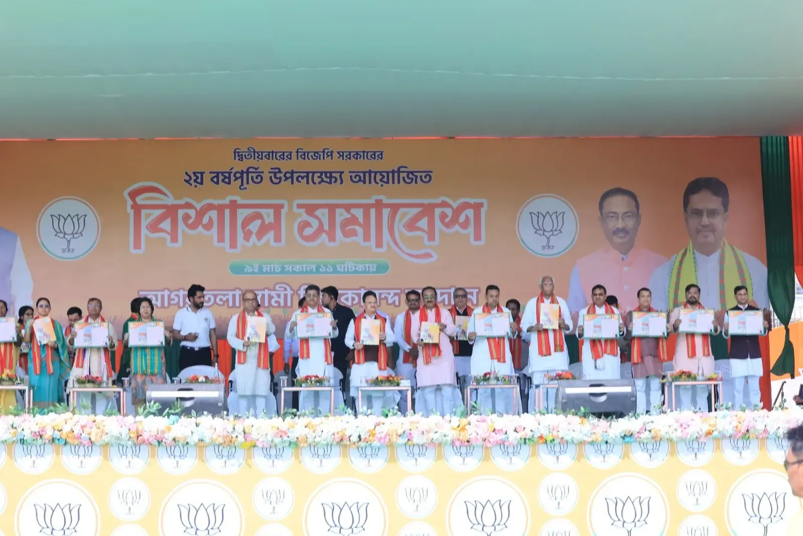 'Anti-incumbency is a bygone concern': J.P. Nadda praises PM Modi's guidance at Tripura rally