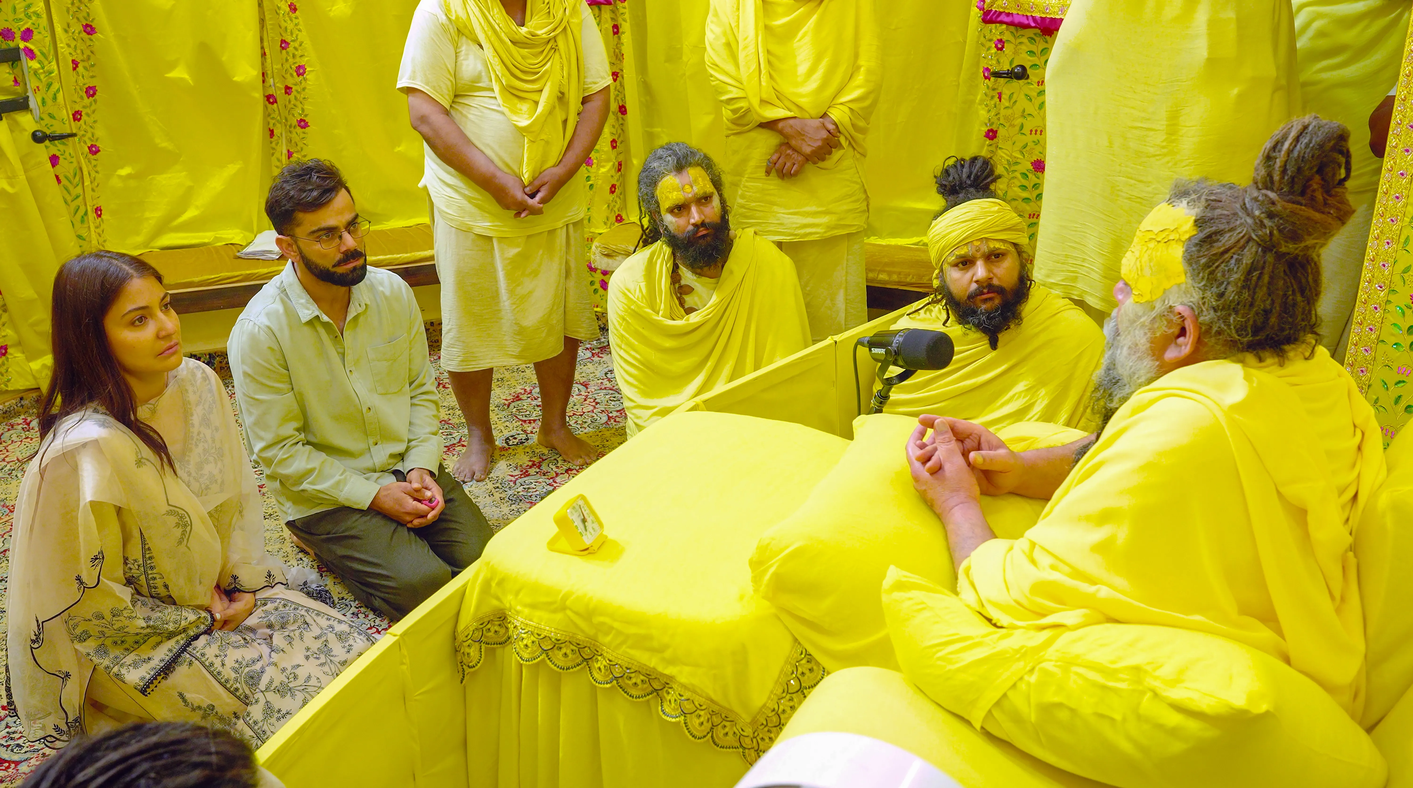 What Life Lessons Did Anushka Sharma and Virat Kohli Gain from Swami Parmanand?