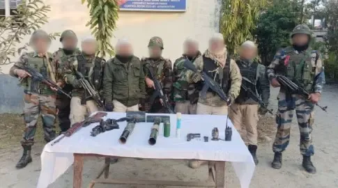 Security Forces Seize 35 Weapons in Manipur Ahead of Republic Day