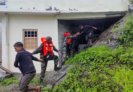 Did a Cloudburst Strike the Army Camp at Harshil? PM Promises Full Support