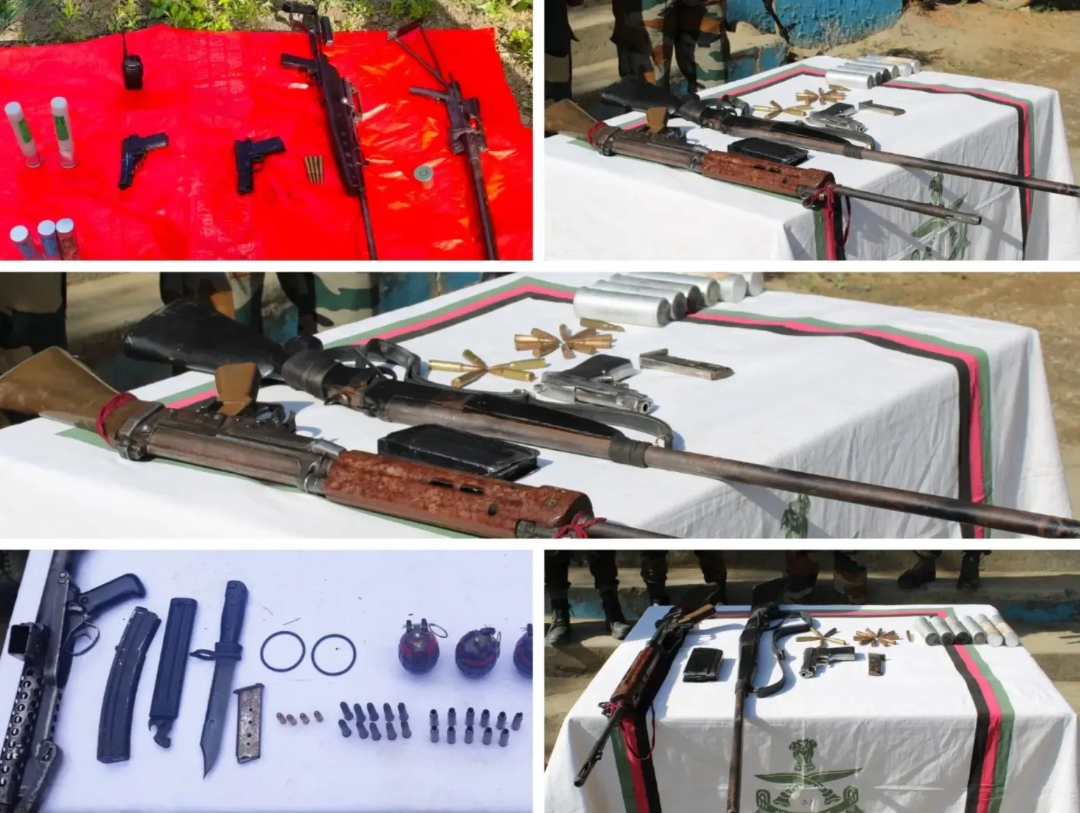 Significant Recovery of Arms and Ammunition by Army and Security Forces in Manipur