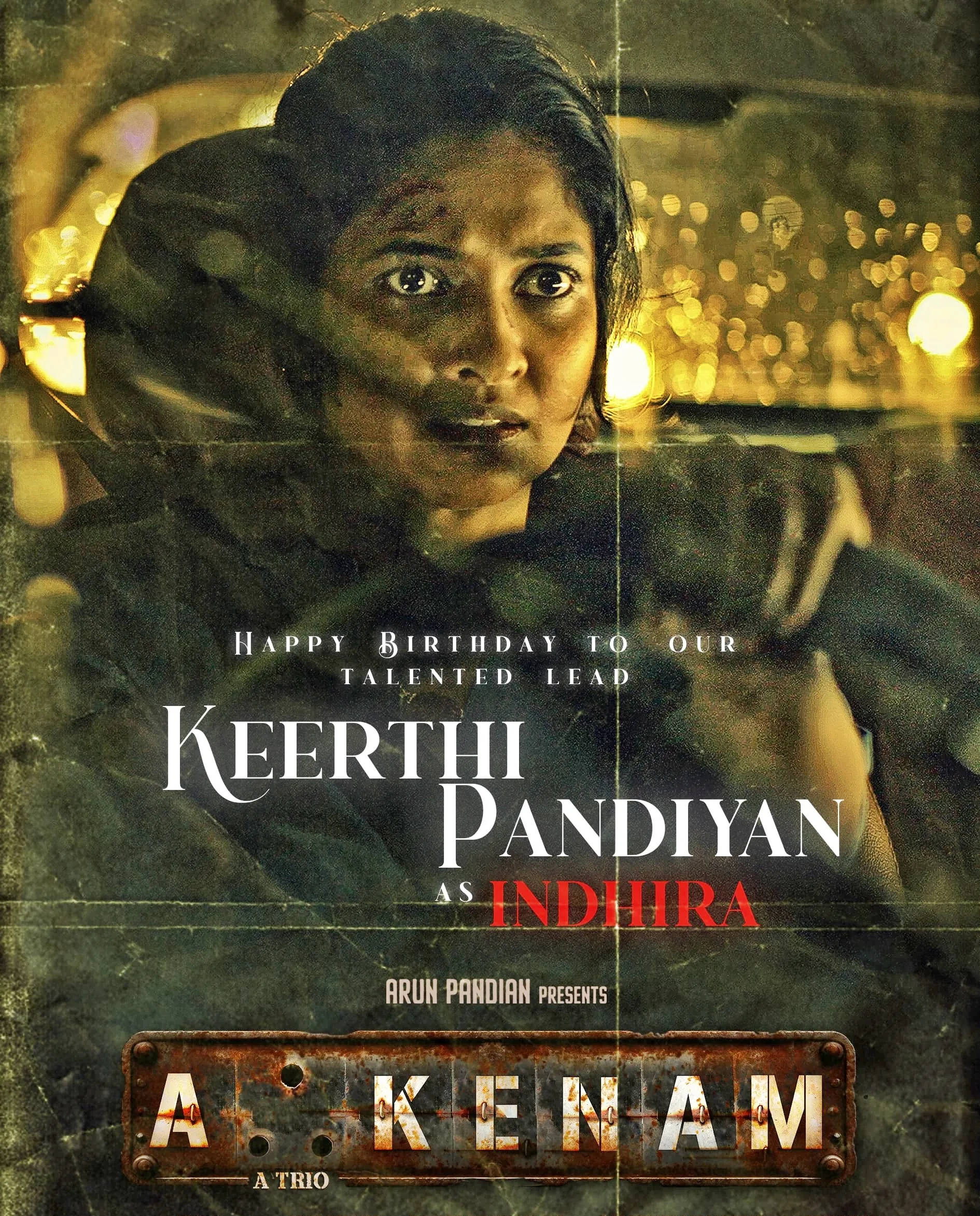 Arun Pandian and Keerthi Pandian's Film 'Akkenam'