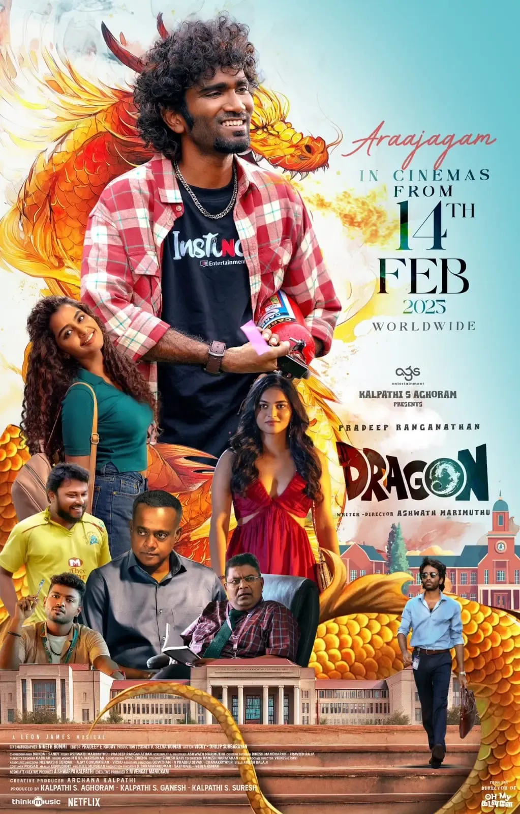 Ashwath Marimuthu’s ‘Dragon’ Arrives on February 14