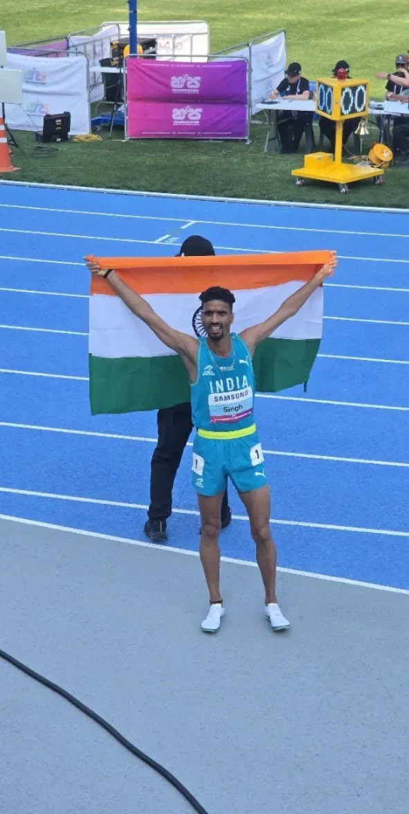 How Did Gulveer Win Gold in the 5000m at the Asian Athletics Championships?