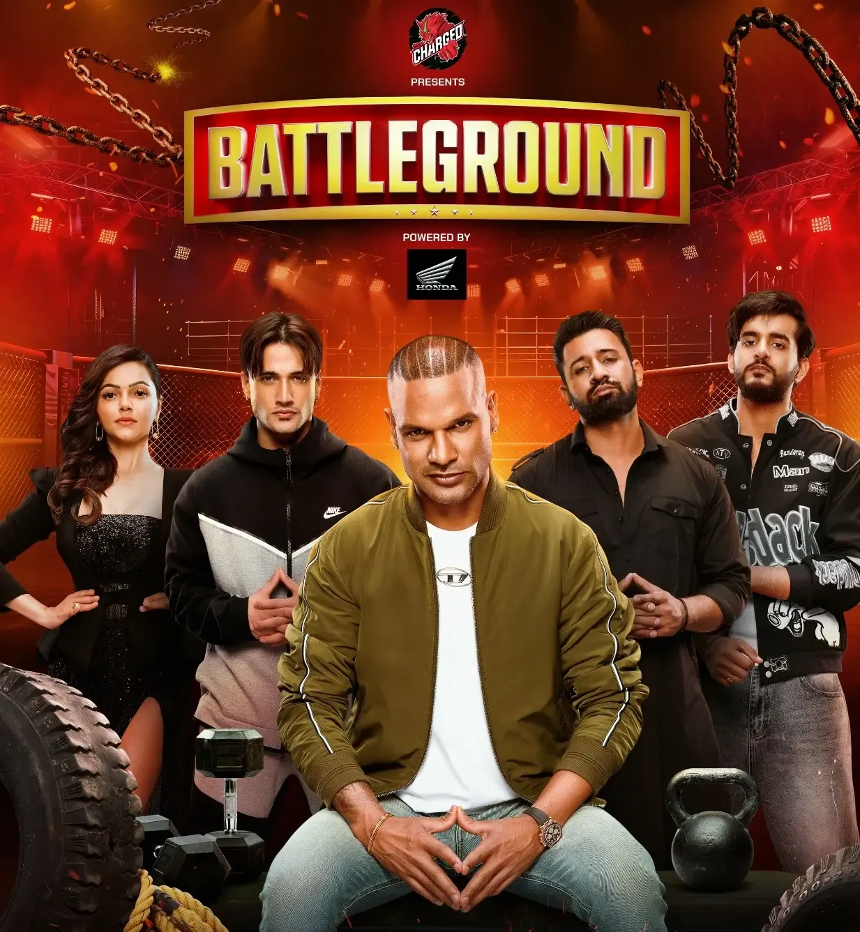 Asim Riaz, Rajat Dalal, Rubina Dilaik & Abhishek Malhan to spearhead the ultimate fitness competition 'Battleground'