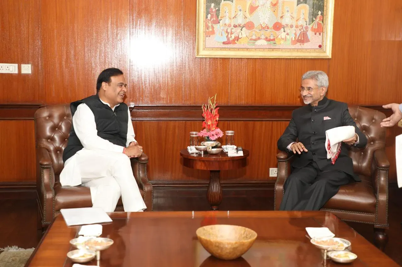 Assam CM Requests Support from EAM Jaishankar for Investor Summit