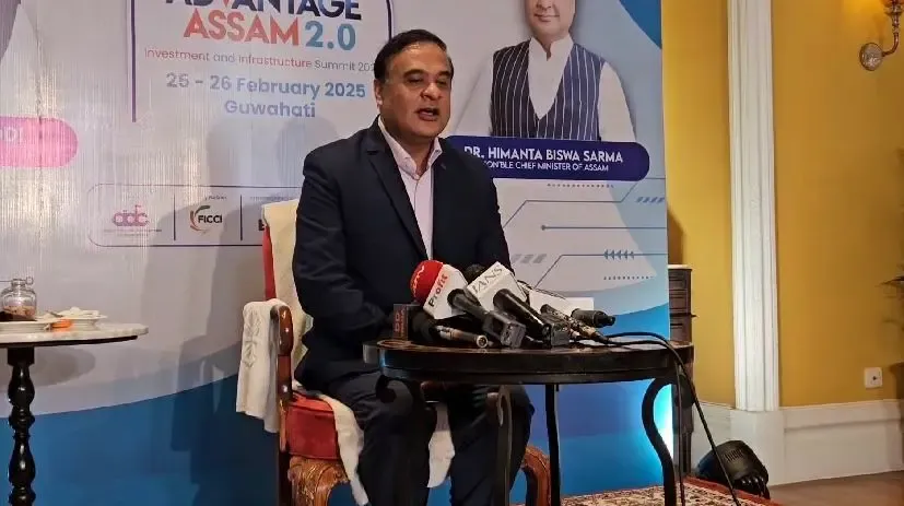 CM Sarma Promotes Assam's 12.5% Growth Rate and Investment Opportunities