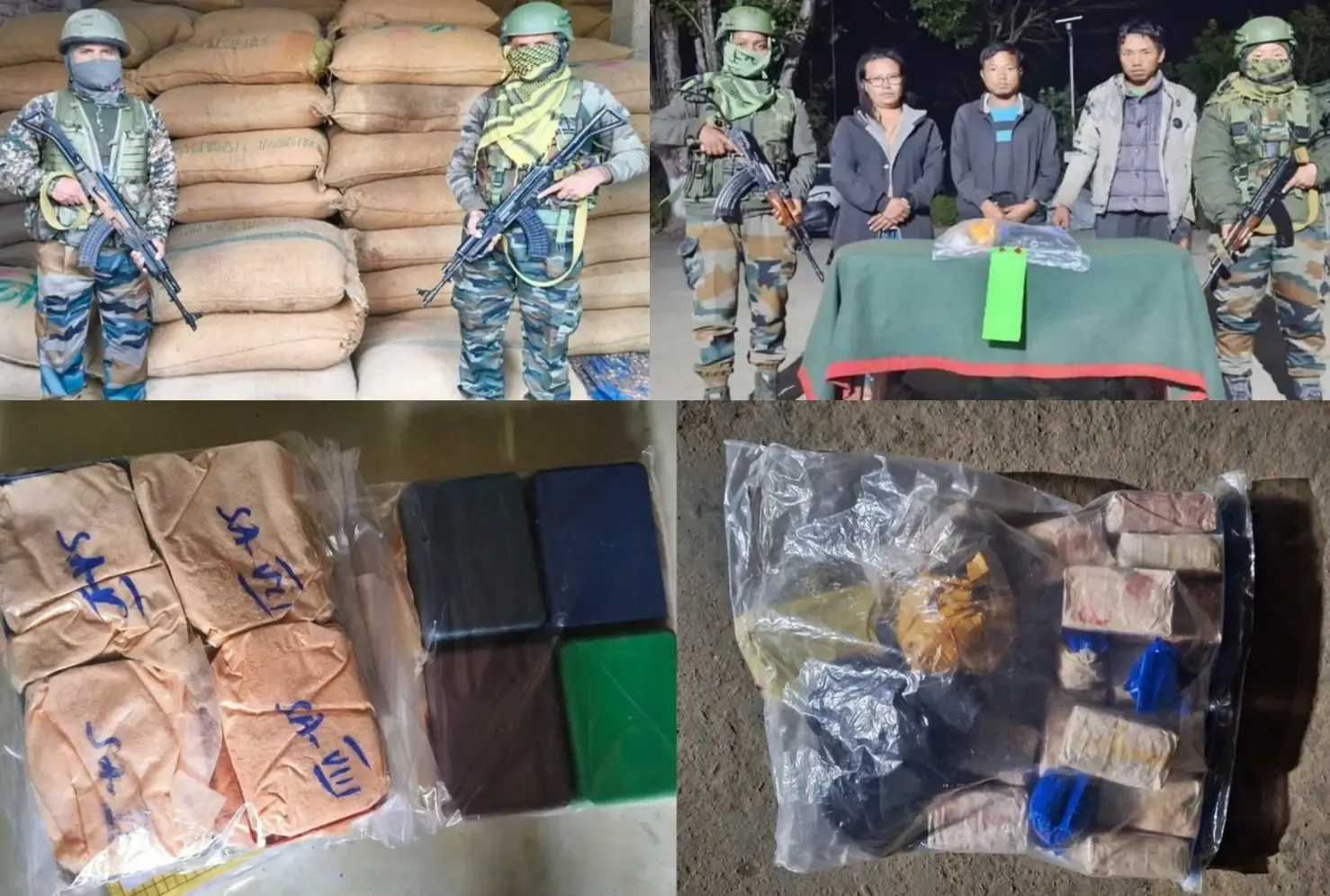 Assam Rifles Uncover Drugs Worth Rs 12 Crore and Explosives in Mizoram