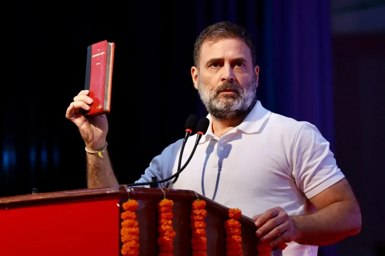Rahul Gandhi Advocates for Caste Census at Patna Gathering, Criticizes RSS-BJP