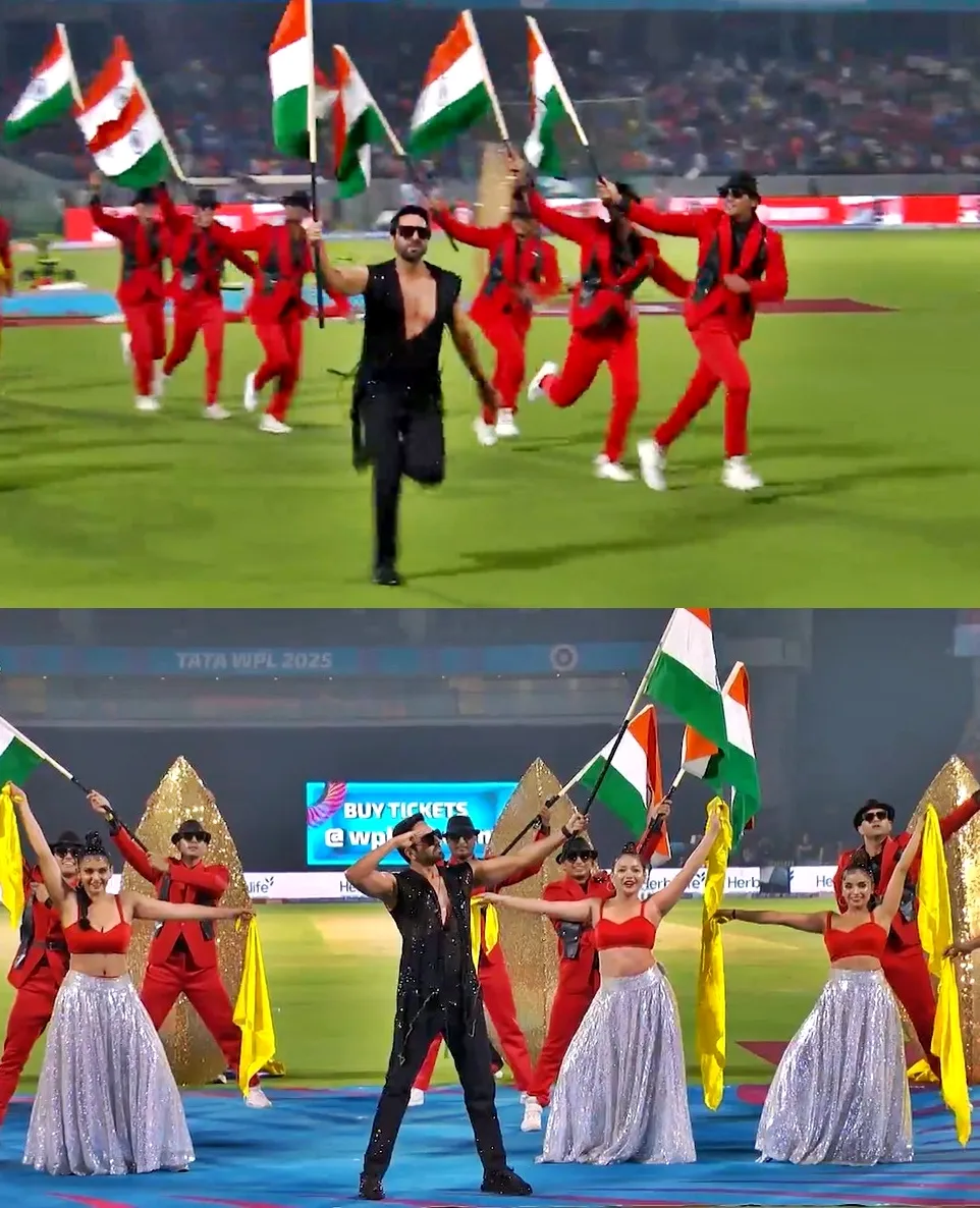 Ayushmann Khurrana Performs 'Maa Tujhhe Salaam' at Women's Premier League Opening